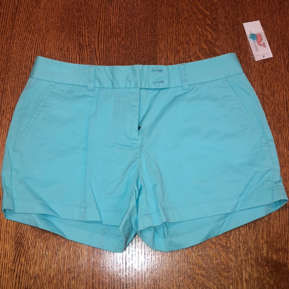 Vineyard Vines turquoise pool side shorts